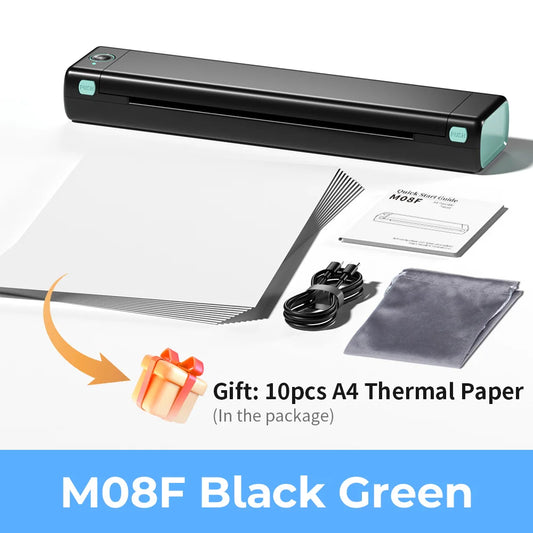 PrintGo M08F – Wireless A4 Bluetooth Thermal Printer