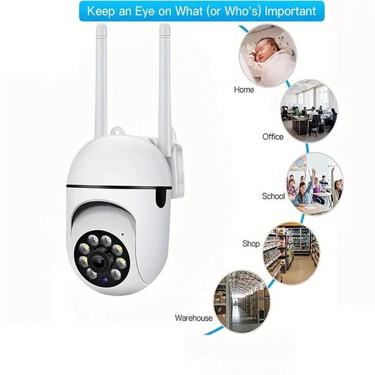 A7 GuardCam – 1080P PTZ Wireless Outdoor Security Camera